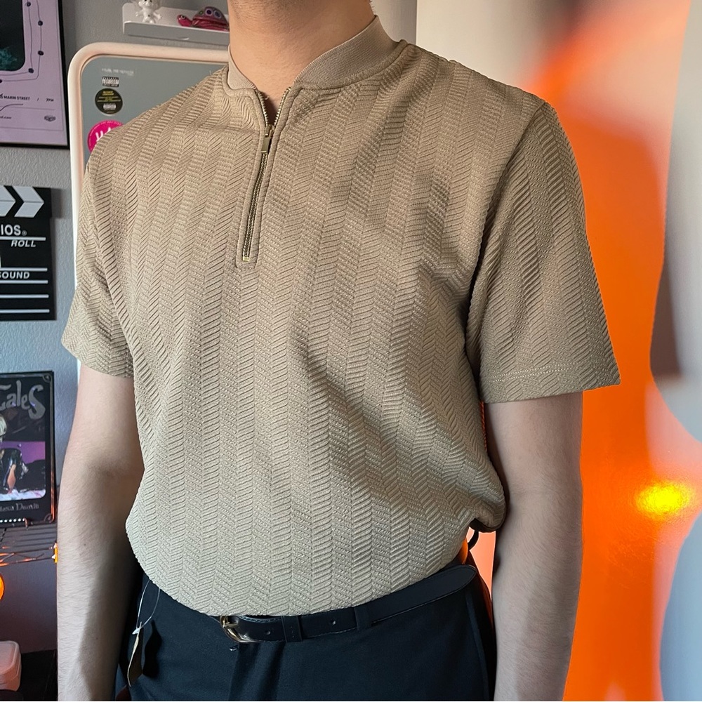 Topman Gold Shirt